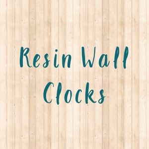 🌸Handmade Resin Wall Clocks🌸